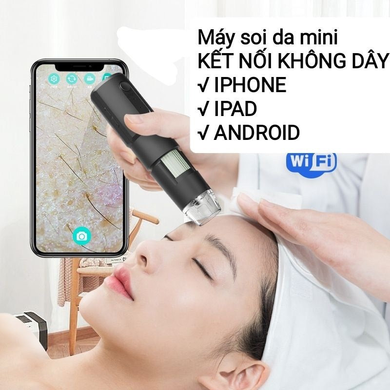 Mini hair skin analyzer