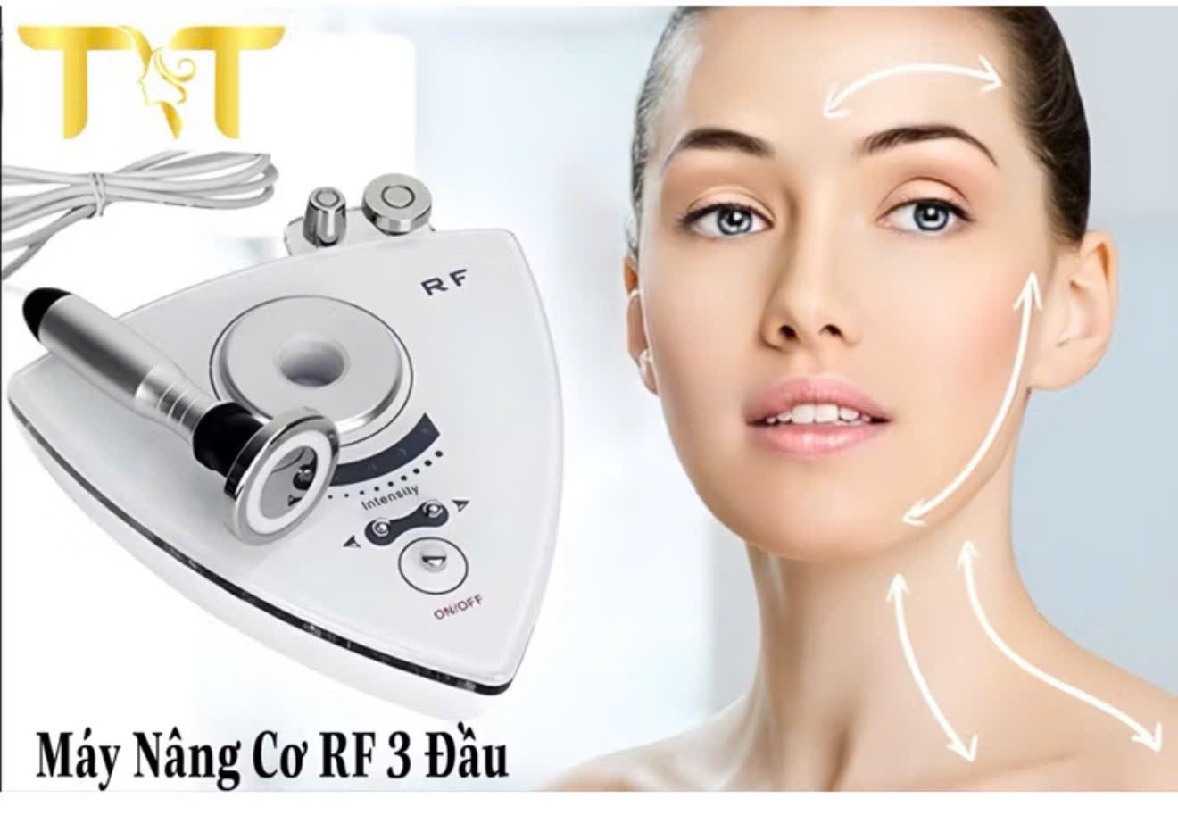 RF Three-Head Lifting and Wrinkle Removal Machine – Made In Korea