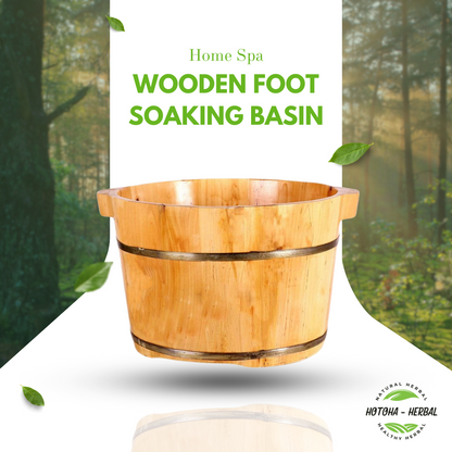 Wooden Foot Soaking Basin for Home Spa®