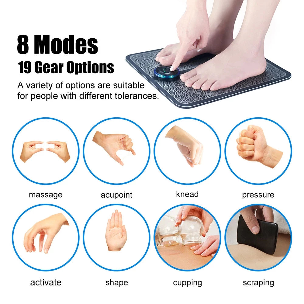 Electric Pulse Foot Massage Mat